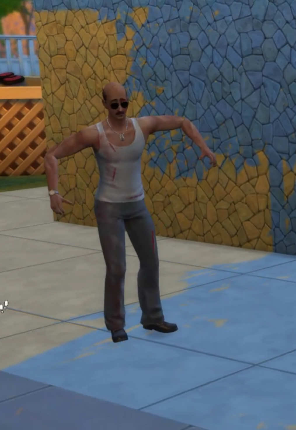 he be bugging 😭 she had to get him together rq #sims #sims4 #sims4mods #xyzbca #fyp 