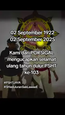 selamat dulur PSHT 🦅🪷 #103tahunpsht #psht #pshtpusatmadiun #porsigal1978 #sheduluransaklawase🤝 