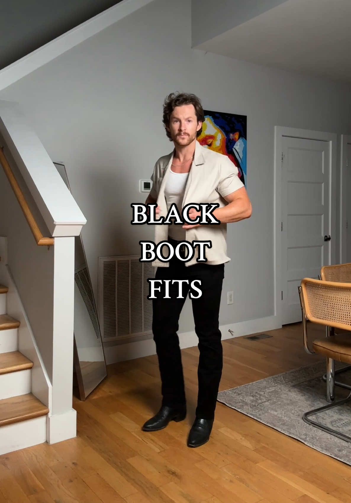 Styling black cowboy boots with a few different outfits I actually wear often  Fitcheck though, which ones you wearing??  #fitcheckmen #westernfashion #outfitideas #mensfashion #boots 