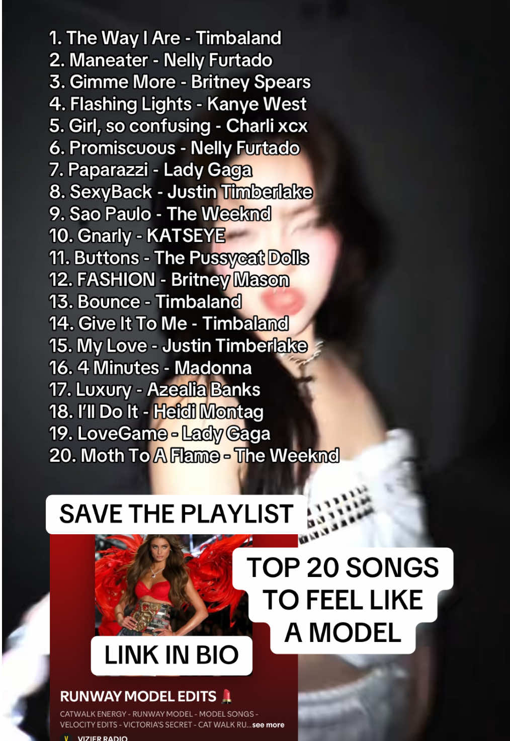 What should I add?? #songrecommendations #playlist #modelwalk #ladygaga #brittneyspears 