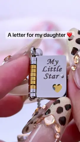 She’s growing up fast …so I wrote her something she can carry forever #giftidea #booknecklace #momanddaughter #loveyou #fyp 