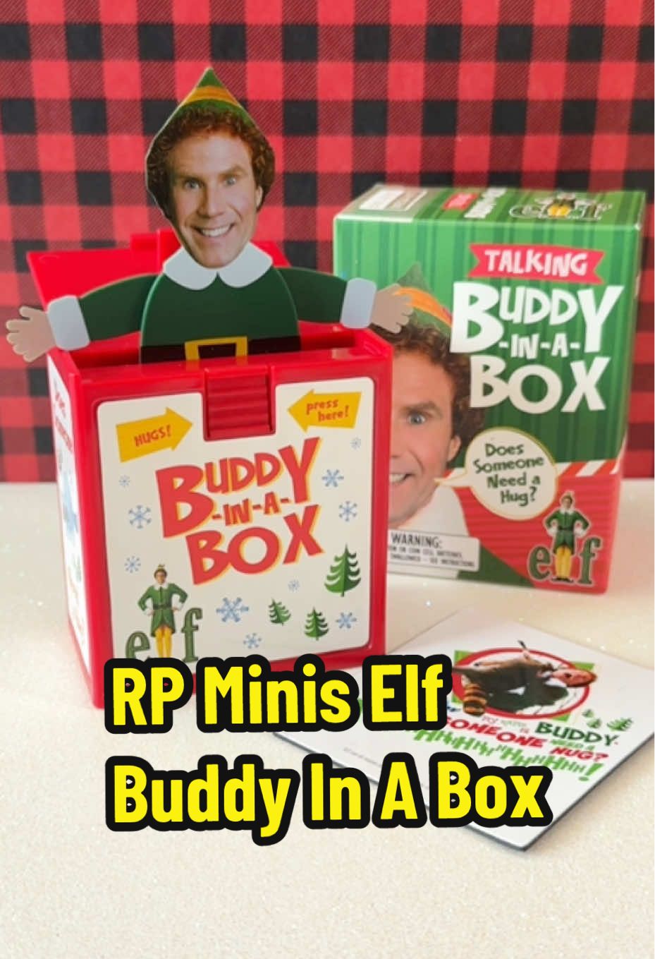 You probably DO need a hug! So if Elf is a holiday tradition in your house, this is the collectible that will make you just as happy as a hug! The Elf Talking Buddy-in-a-Box by Running Press is a festive pop-up surprise that yells out Buddy’s most iconic line.  Add instant joy to your Christmas setup. Great for stocking stuffers, work desk pranks, or white elephant wins. A must-have for fans of the movie and lovers of all things nostalgic. #elfmovie #christmasmovies #buddytheelf #christmastraditions #stockingstuffers 