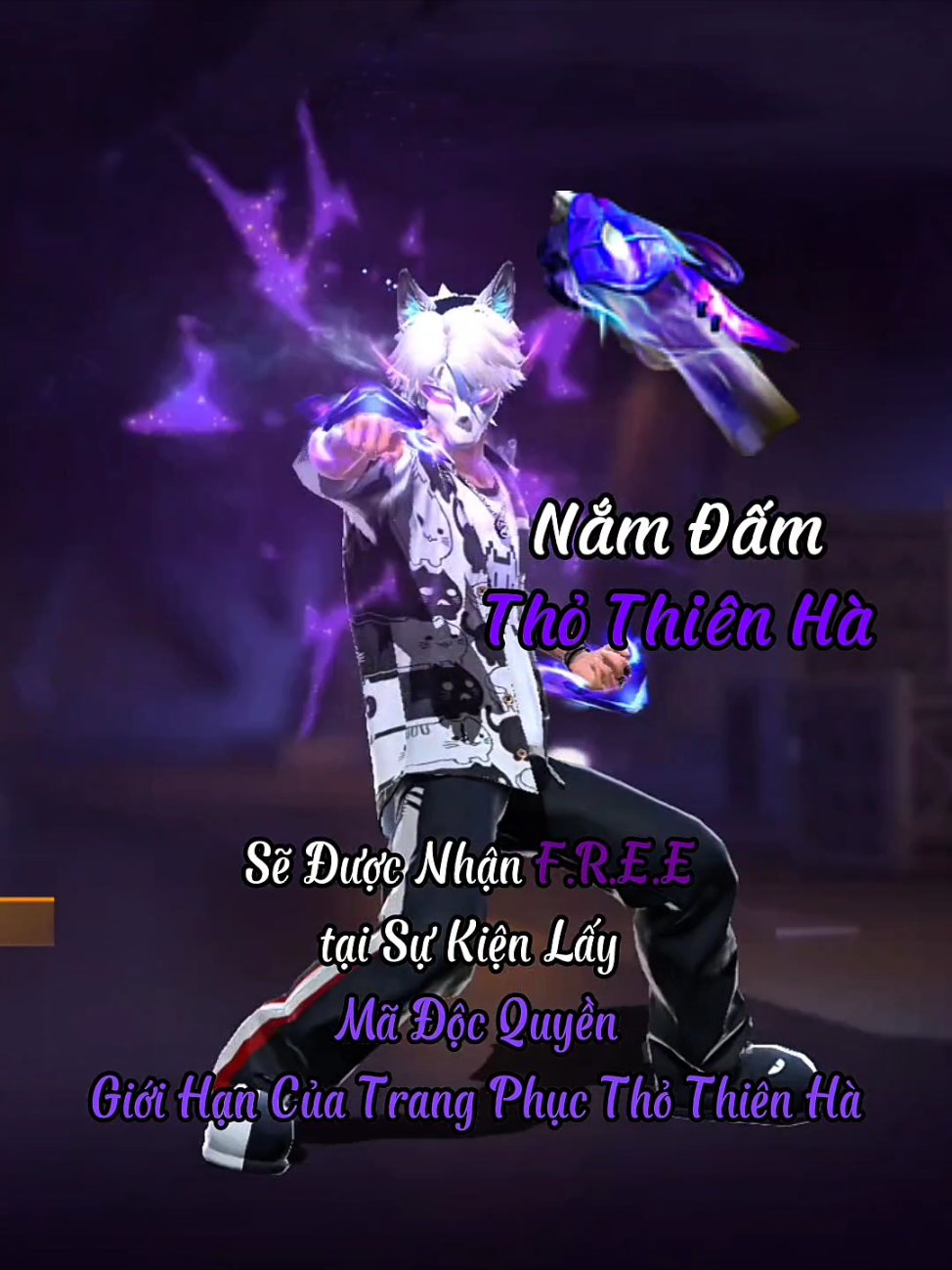 [PREVIEW] Skin Nắm Đấm Thỏ Thiên Hà sẽ được F.R.E.E trong sự kiện Thỏ Thiên Hà 