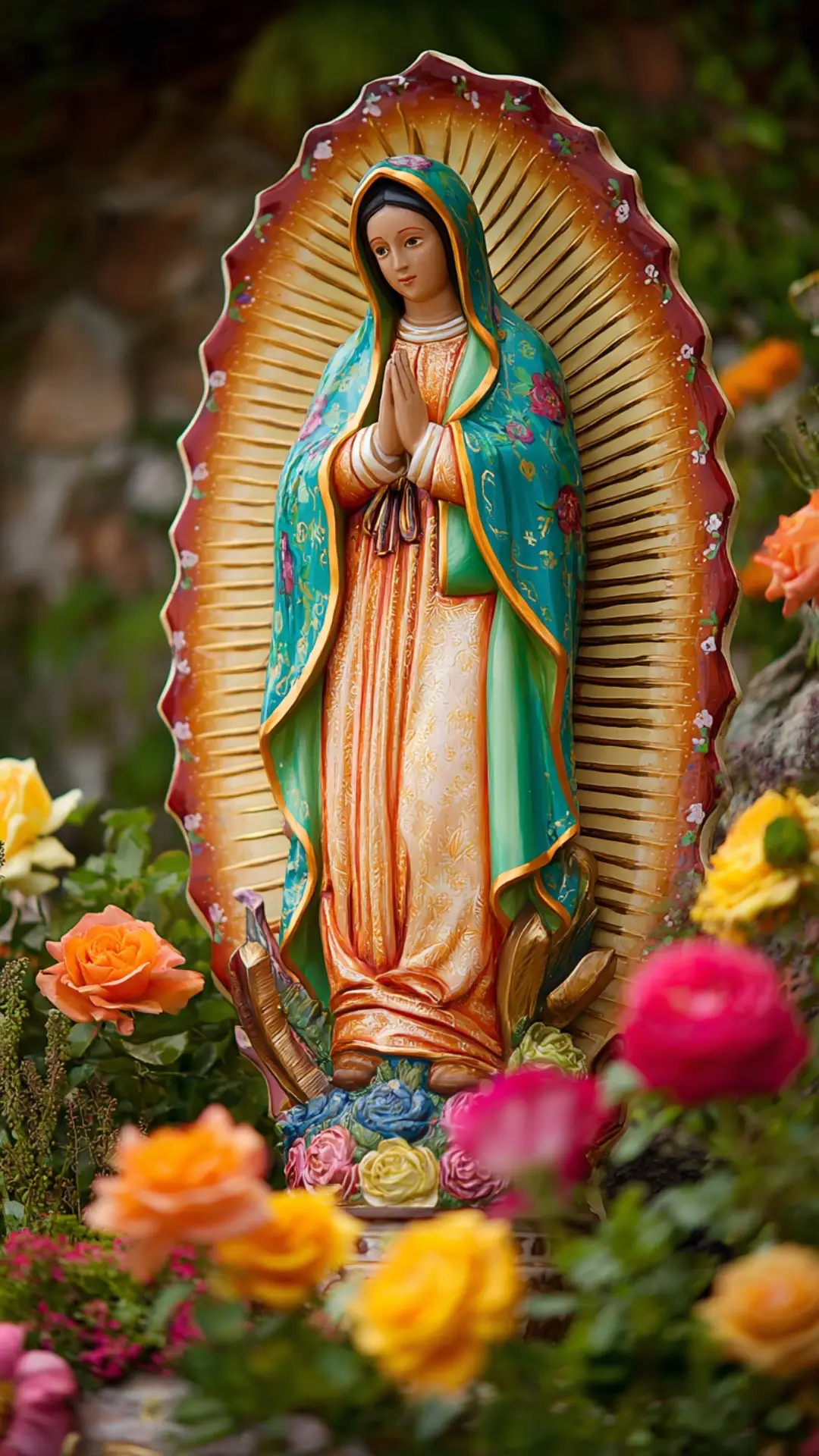 The Timeless Grace of the Virgin Mary.#MotherofJesus #CatholicFaith #Christianity #DivineGrace #HolyMother #Religiouslcon #jesus 