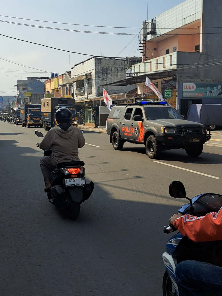 pengamanan Demo besar hari ini... sing saralamet ah garut mah kudu kondusif 👌