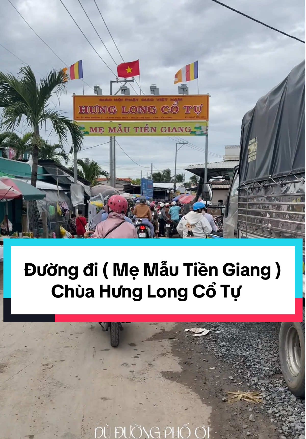Đường xuống Chùa Hưng Long Cổ Tự, Mẹ Mẫu Tiền Giang, Bình phục nhứt, Chợ Gạo, Tiền Giang  #chogao #mytho #tiengiang #tiengiangquetoi63 #memautiengiang 