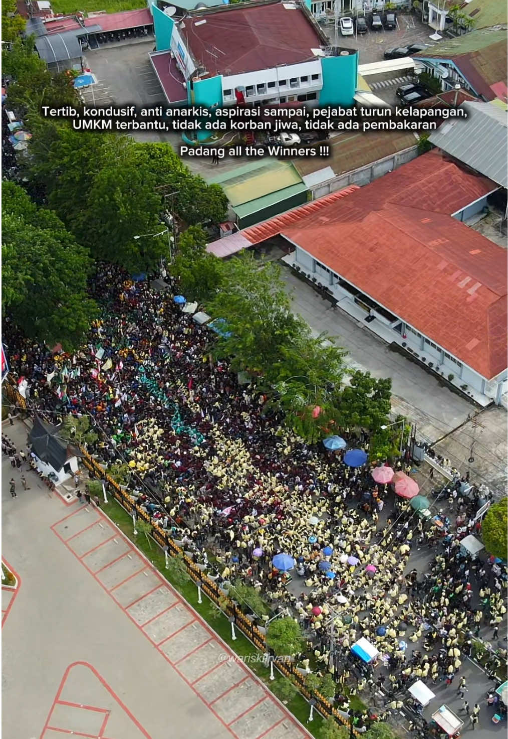 Padang all the Winners ❤️ #demo #padang #sumbar 