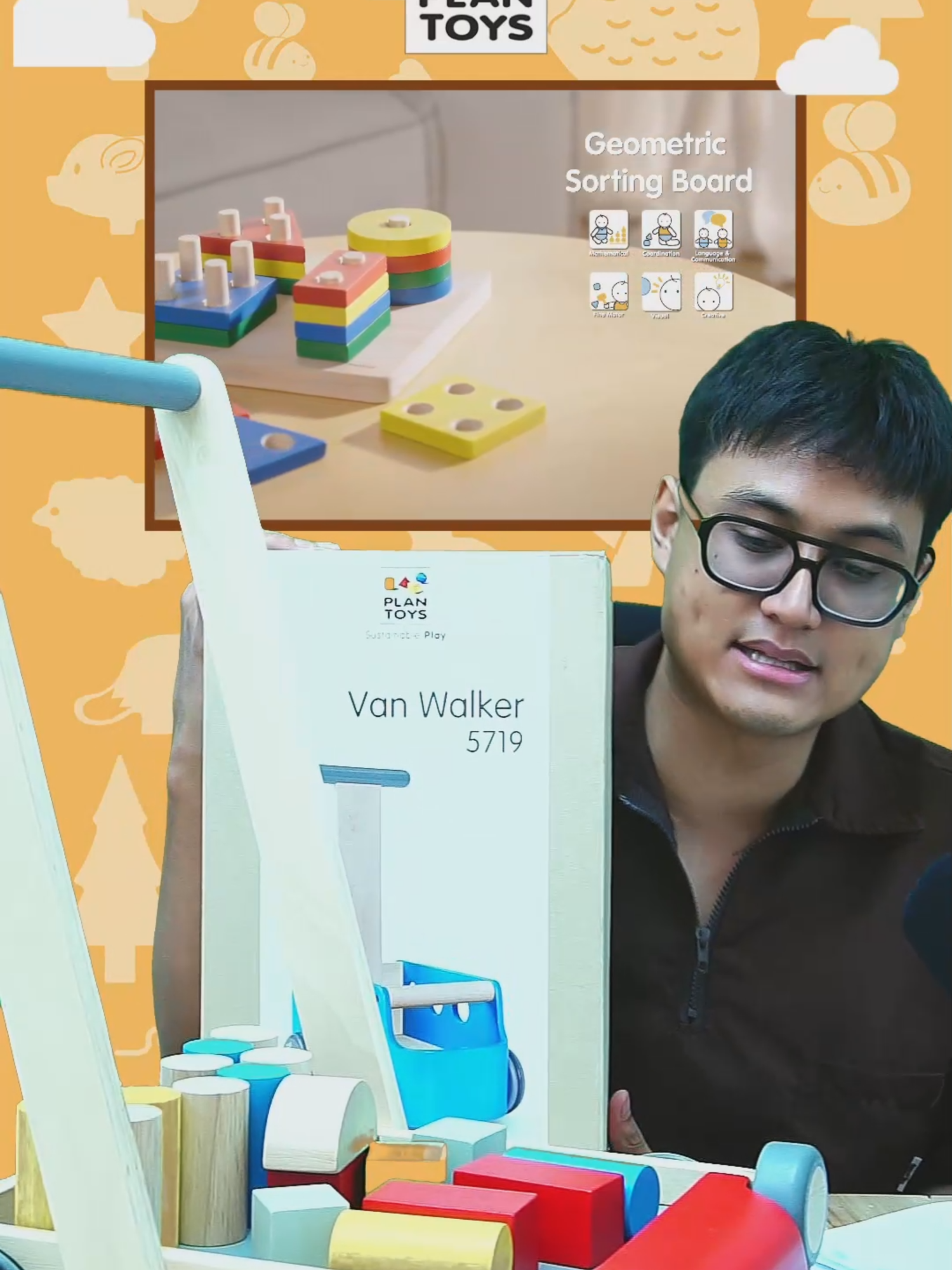 🌟 ตัวช่วยก้าวแรกของเจ้าตัวเล็กมาแล้ว! PlanToys แนะนำ Baby Walker & Van Walker ของเล่นหัดเดินจากไม้ยางพาราคุณภาพ ลดแรง ราคาดีในไลฟ์นี้เท่านั้น! 🛒 #PlanToys #ของเล่นไม้ #รถหัดเดิน #ของเล่นเสริมพัฒนาการ #ของเล่นเด็ก#PlanToysThailand #ของเล่นเด็กปลอดภัย