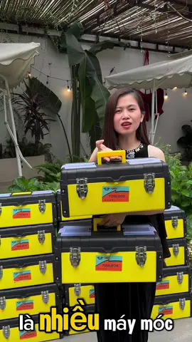 Hộp đựng công cụ đồ nghề bằng sắt dày dặn cứng cáp #thungdungdonghe #hopdungcongcu #thungdonghe #xuhuong #review 