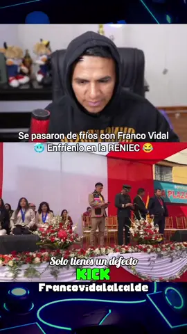 Se pasaron de fríos con Franco Vidal. Enfríenlo en la RENIEC 😂🥶 #francovidalalcalde #francovidal #francovidalclips #atevitarte 