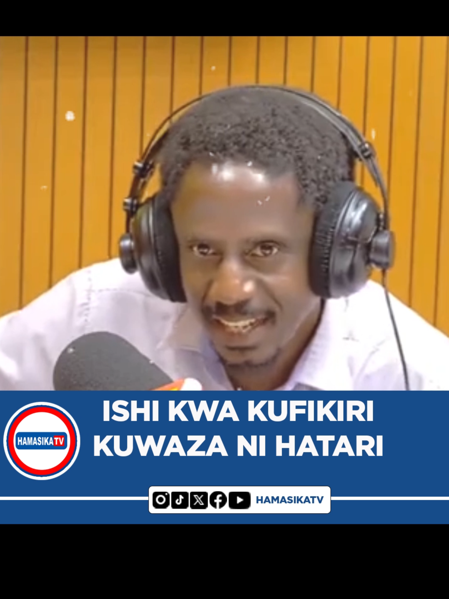 Ishi maisha kwa kufikiri, usiishi kwa kuwaza ni hatari - Cosmas Madulu #hamasikatv #badilishamchezo #hamasika #fyp #foryou #tiktok #tiktokkenya #tiktok tanzania