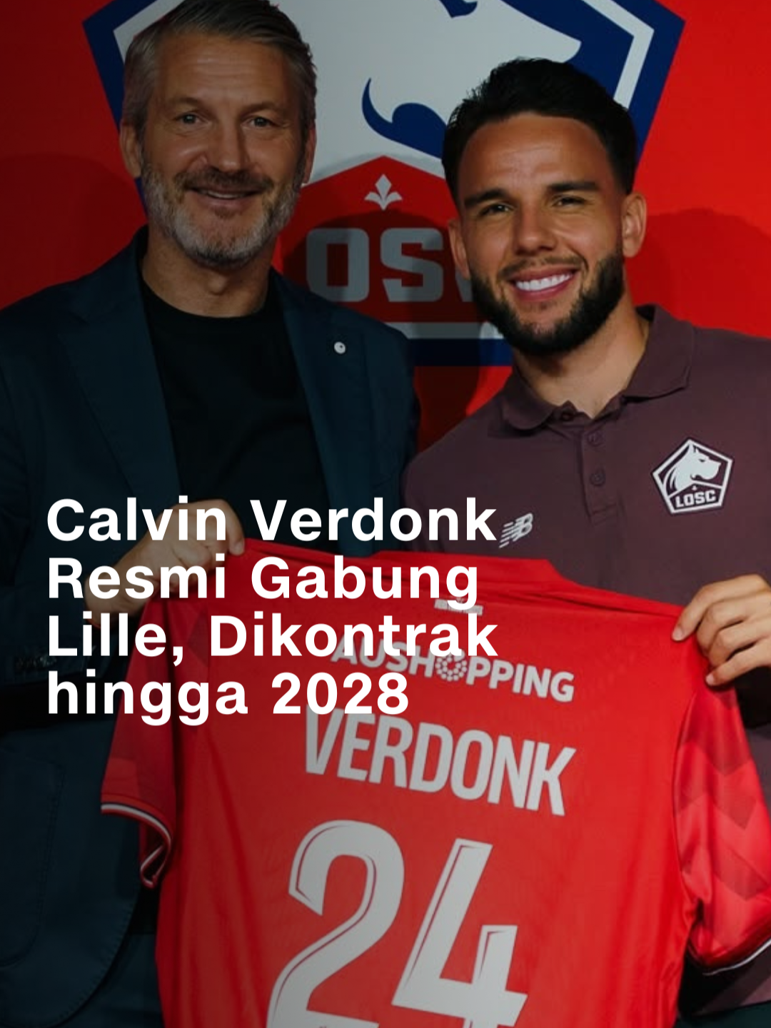 Bintang Timnas Indonesia, Calvin Verdonk, resmi bergabung dengan klub Ligue 1, Lille dengan kontrak hingga 2028. Pengumuman ini disampaikan Lille setelah proses transfer yang telah diselesaikan dan menjadikan Verdonk sebagai pemain anyar klub Prancis tersebut pada Senin (1/9) malam WIB. Kepastian transfer ini diperoleh setelah Verdonk berhasil lolos dari tes medis yang dilakukan di Lille, yang menandai tahap terakhir dari proses transfernya ke Ligue 1. Nilai transfer yang dikeluarkan Lille untuk merekrut Verdonk mencapai 3 juta euro atau setara Rp57,9 miliar. #cnnindonesia #cnnindonesiacom #CalvinVerdonk #TimnasIndonesia
