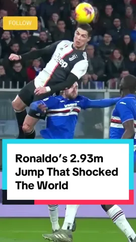 Ronaldo’s 2.93m Jump That Shocked The World 🌍🔥 Leaped higher than an NBA rim 🤯 Follow for more football shocks #CristianoRonaldo #CR7 foryou #FootballTok #SoccerTok #GOAT  