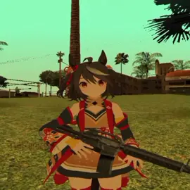 Kitasan Black rusuh di San Andreas loh cik 😂😂#gtasamod #gtasa #fyp #umamusume #kitasanblack 