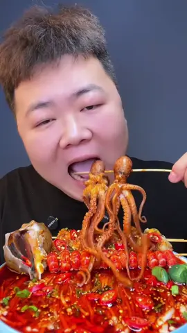 mukbang octopus 😋#mukbang #asmr #fypシ゚ #mukbangvideo #mukbangseafood 