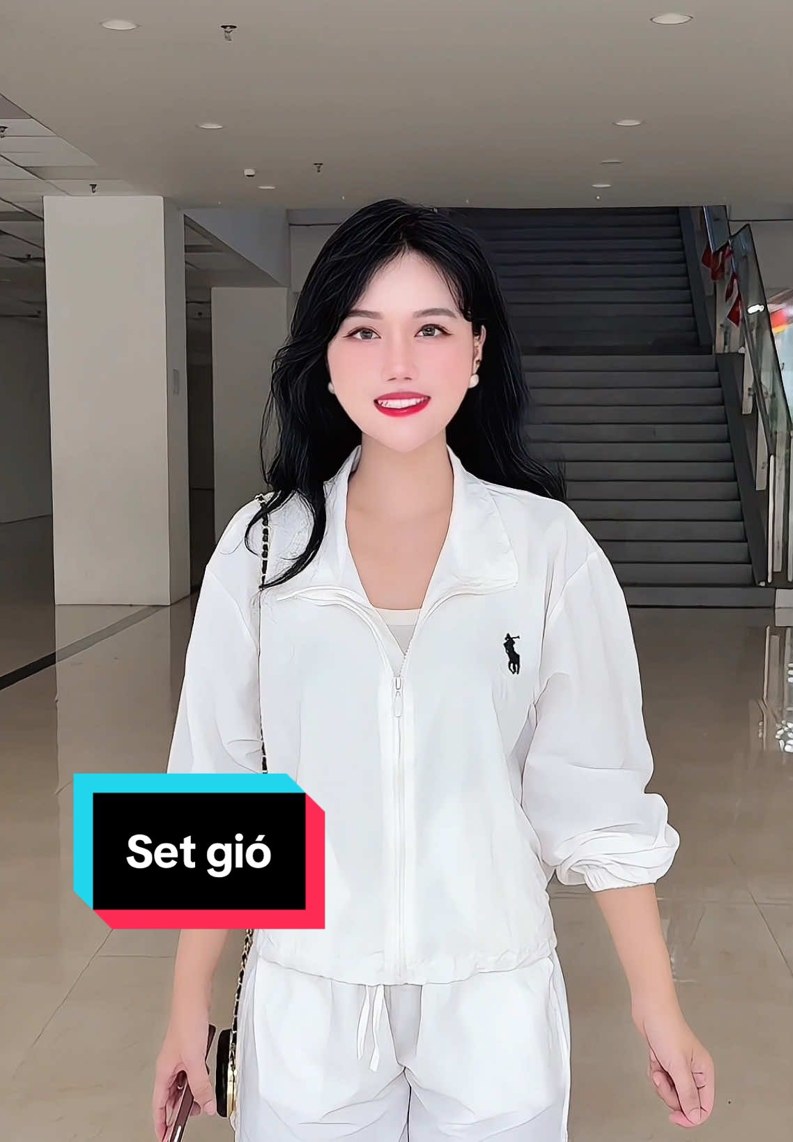 Set Bộ Gió Thêu Áo Khoác Kéo Khoá #setgio #bogionu #viral #trending #hienhoidieu 
