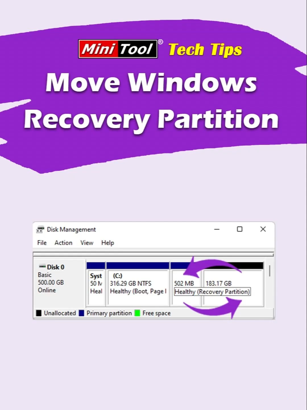 How to move Recovery Partition in Windows?  MiniTool Partition Wizard provides a detailed guide on Windows 11 or Windows 10 move recovery partition. You can follow it to move your partition. #windowstips #partition