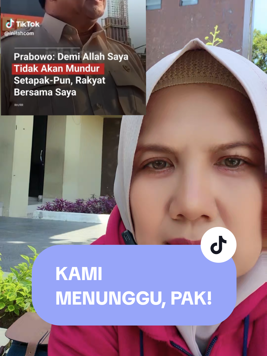 Kami menunggu ... Buktikan rakyat didengar🇮🇩 #Ernaj3h #kamimendukung  #kamimenunggu #buktikanrakyatdidengar 