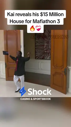 Kai reveals his $15 million House for mafiathon 3  #kaicenat #mafiathon3 #twitchclips #viral #fyp 