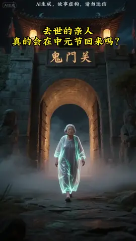 去世的亲人真的会在中元节回来吗？ #中元节  #中元节习俗  #传统文化  #热门话题  #道教 