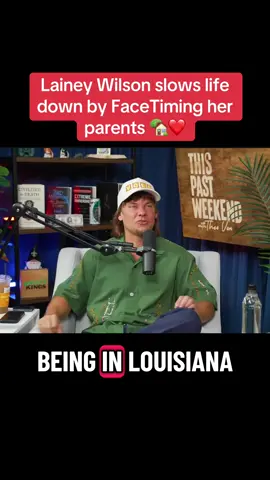 Life moves fast for Lainey Wilson on the road, but calling her mom & dad back home always brings her back to slow country living 🏡✨ #laineywilson #countrymusic #nashville #bellbottomcountry #podcast