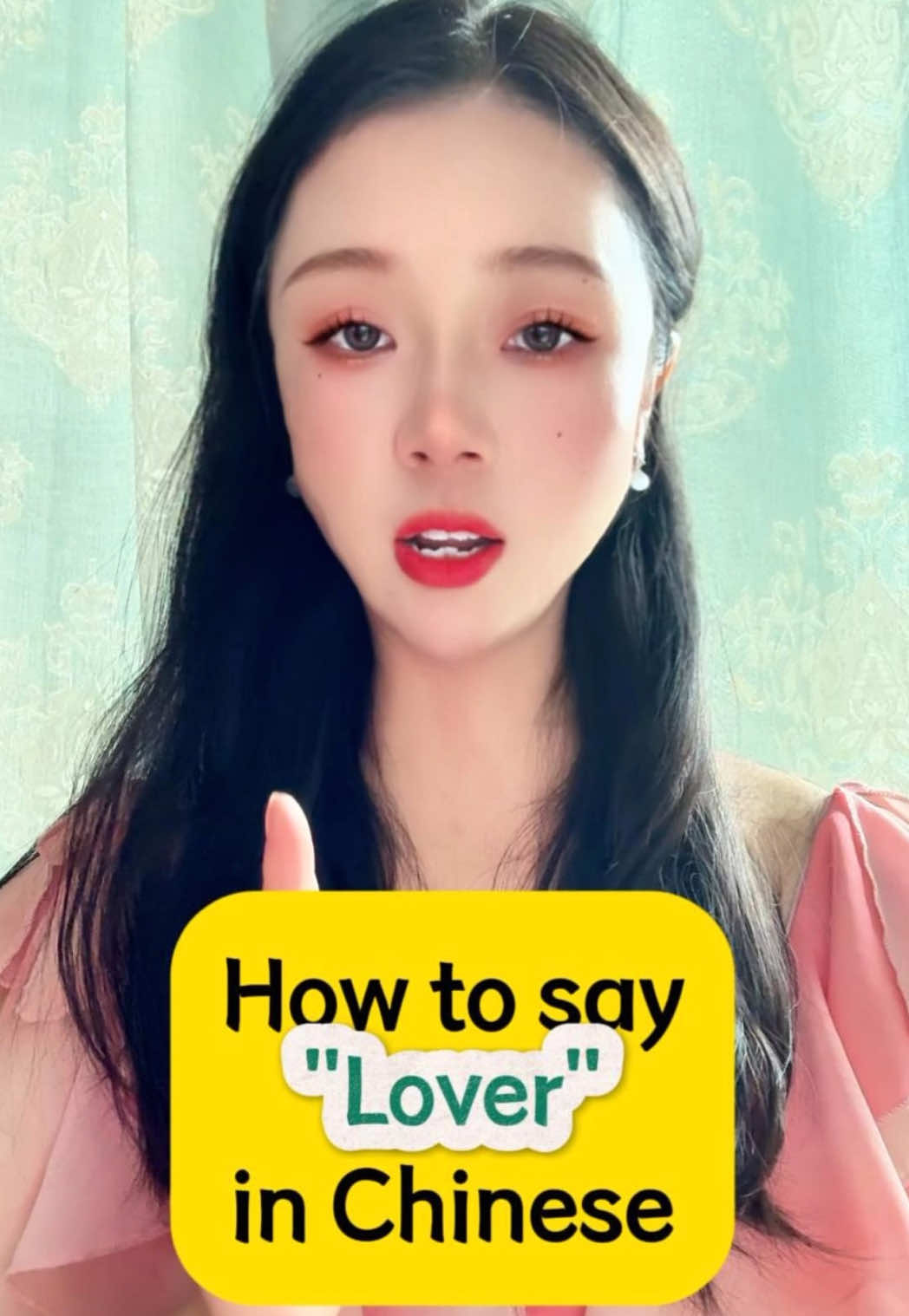 Chinese for beginners | How to say”Lover ”情人(qing ren)in Chinese #chineseteacher #LearnOnTikTok #中文 #中文学习 #中文教学 #chinese #china #学中文 #foryoupage #dailychinese #chineseculture #learnchinese #foryou #fyp #mandarin #chineseforbeginners #LearnOnTikTok 