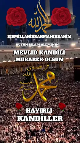 Bismillahirrahmanırrahim 🤲🤲#tümislamalemininmevlidkandilimübarekolsun #allahccmuhammetsav🌹 #hasanilahisayfa #mevlidkandilinizmübarekolsun #pyfツviral_❤ 