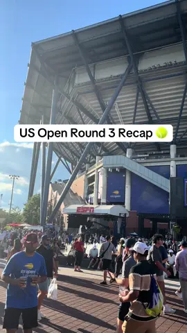US Open Round 3 Recap 🎾 #USOpen #carlosalcaraz #benshelton #emmanavarro #francestiafoe
