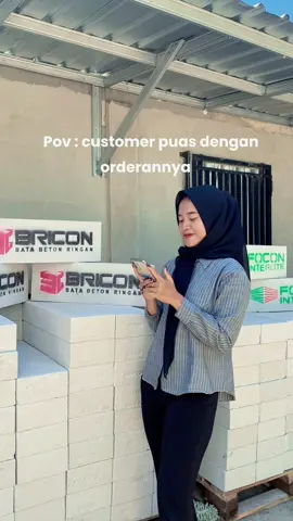 Butuh bata ringan pengiriman cepat kualitas A1, langsung saja hubungi adminn☝🏻. #bataringan #bahanbangunan #bata 