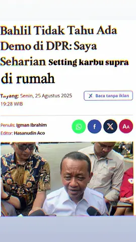 Peh sibuk tah lil🥵🥵 #kphgank🚀 #suprabapak #hrc #fyppppppppppppppppppppppp #bahlil 