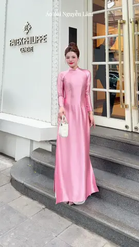 Áo dài xinh iu nhẹ nàhng  #aodai #aodainguyenlam #vayxinh 