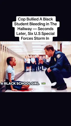 Cop Bullied A Black Student Bleeding in The Hallway — Seconds Later, Six U.S Special Forces Storm In #story #storytime #stories #viralvideos 