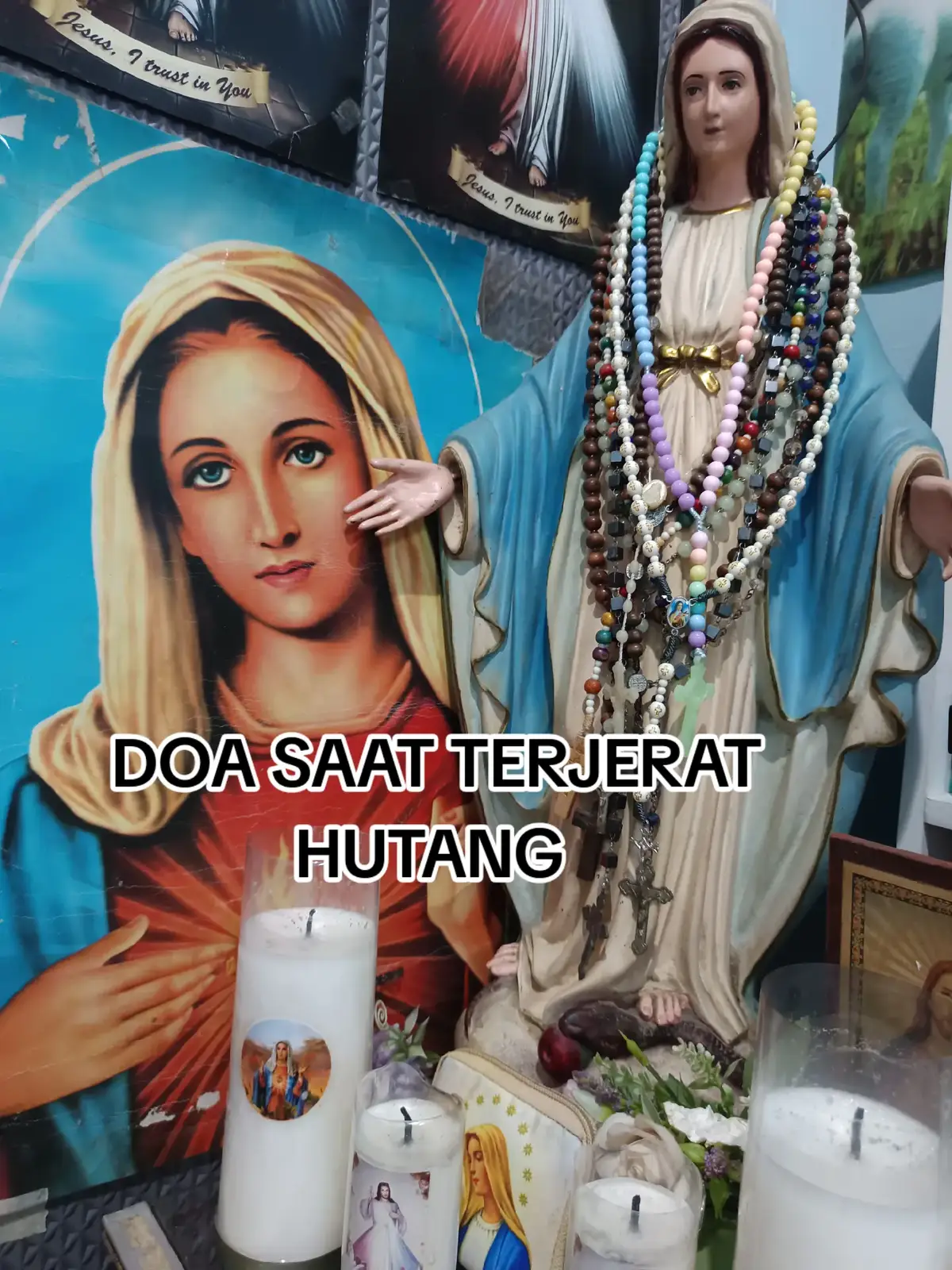 Memohon kepada Yesus, Maria, dan para santo untuk mendoakan permohonan kita kepada Tuhan. Percaya pada Rencana Tuhan,Mengimani bahwa Tuhan memiliki rencana yang indah dan akan menjawab doa sesuai kehendak-Nya. #tuhanyesusmemberkati #amin 