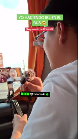Haciendo IRL en un viaje en Bus #parati #kick #streamers 