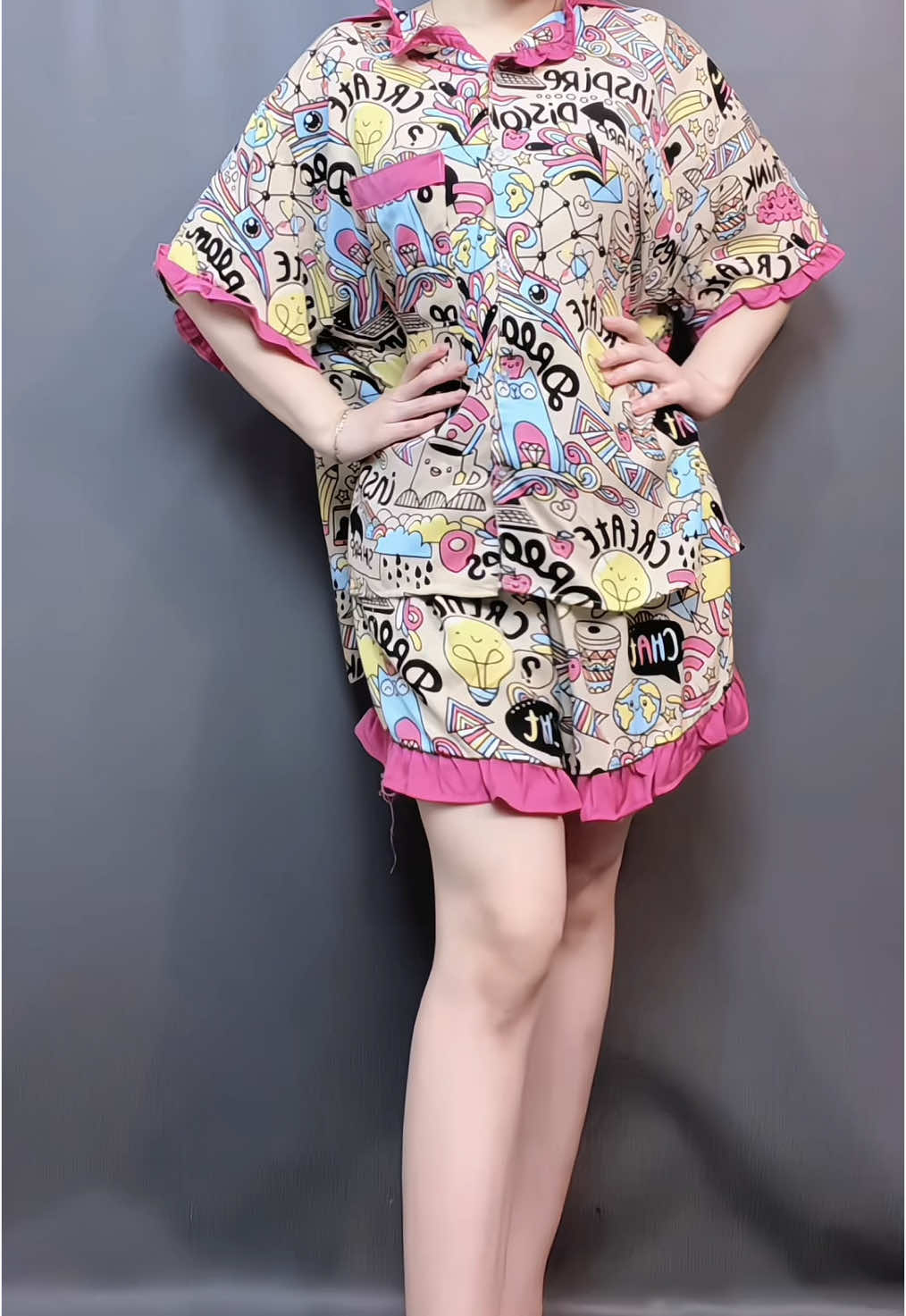 #oneset #bajutidur #onesetrayon #onesetpiyama #piyamakekinian #piyama 