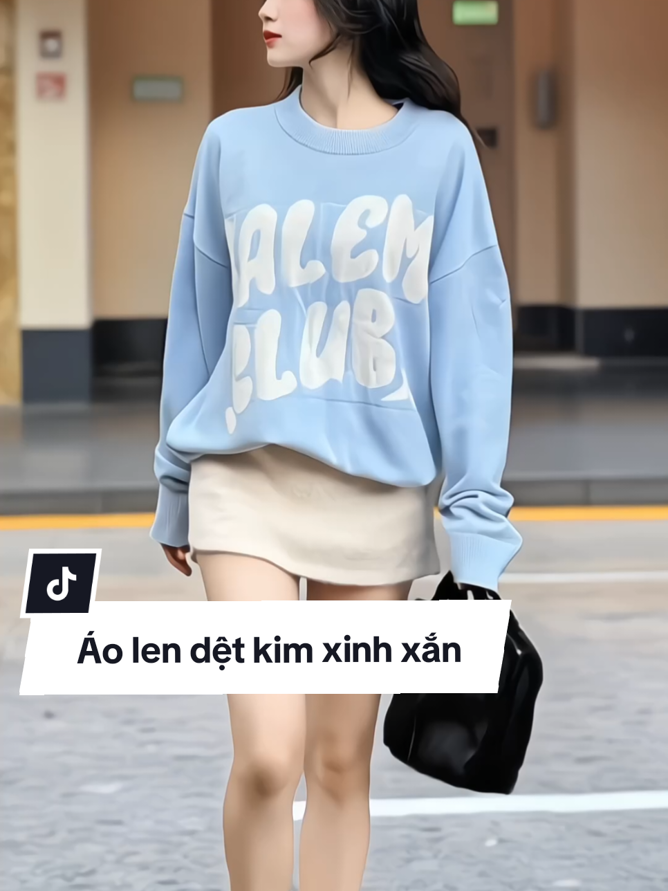 Áo len dệt tay dài chất len dệt kim cổ tròn form rộng nam nữ thu đông #aolennuxinhxan #aolennumausac #aolencatinh #aolendetkimxinh #xuhuong 