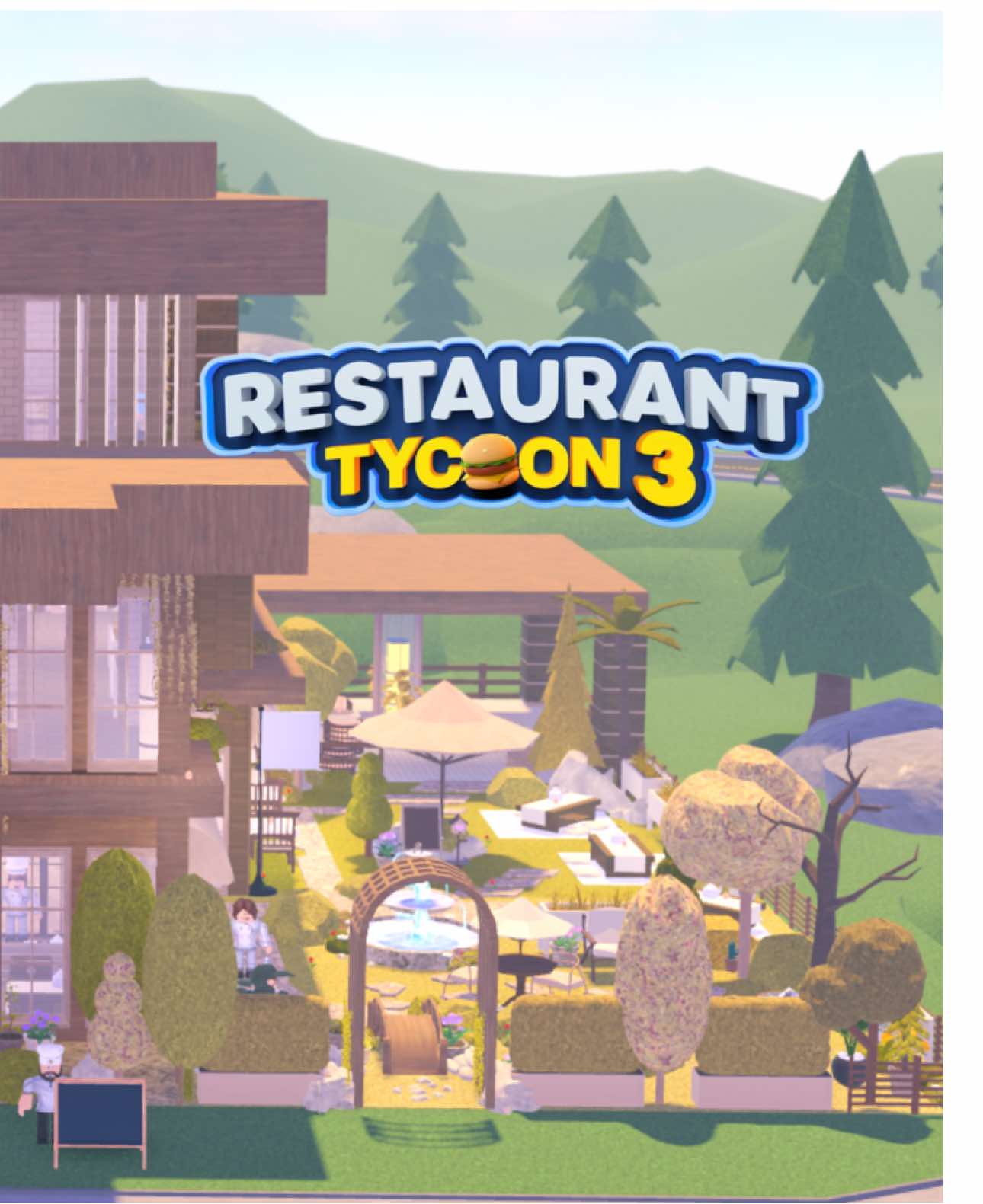 Tour of my “Restaurant Tycoon 3” free-build :3 Game by @Ultraw  #restaurnttycoon3 #roblox #robloxfyp #build #fyp  @ㅤ 