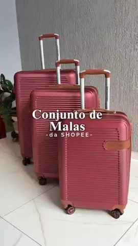 #creatorsearchinsights Kit 3 Malas de Viagem Resistentes Abs Rodas 360 Swissport Impermeável Grande Pequena  Quer o link? Cometa aqui que te envio⬇️ #viraltiktok  #maladeviagem #malas #fyp