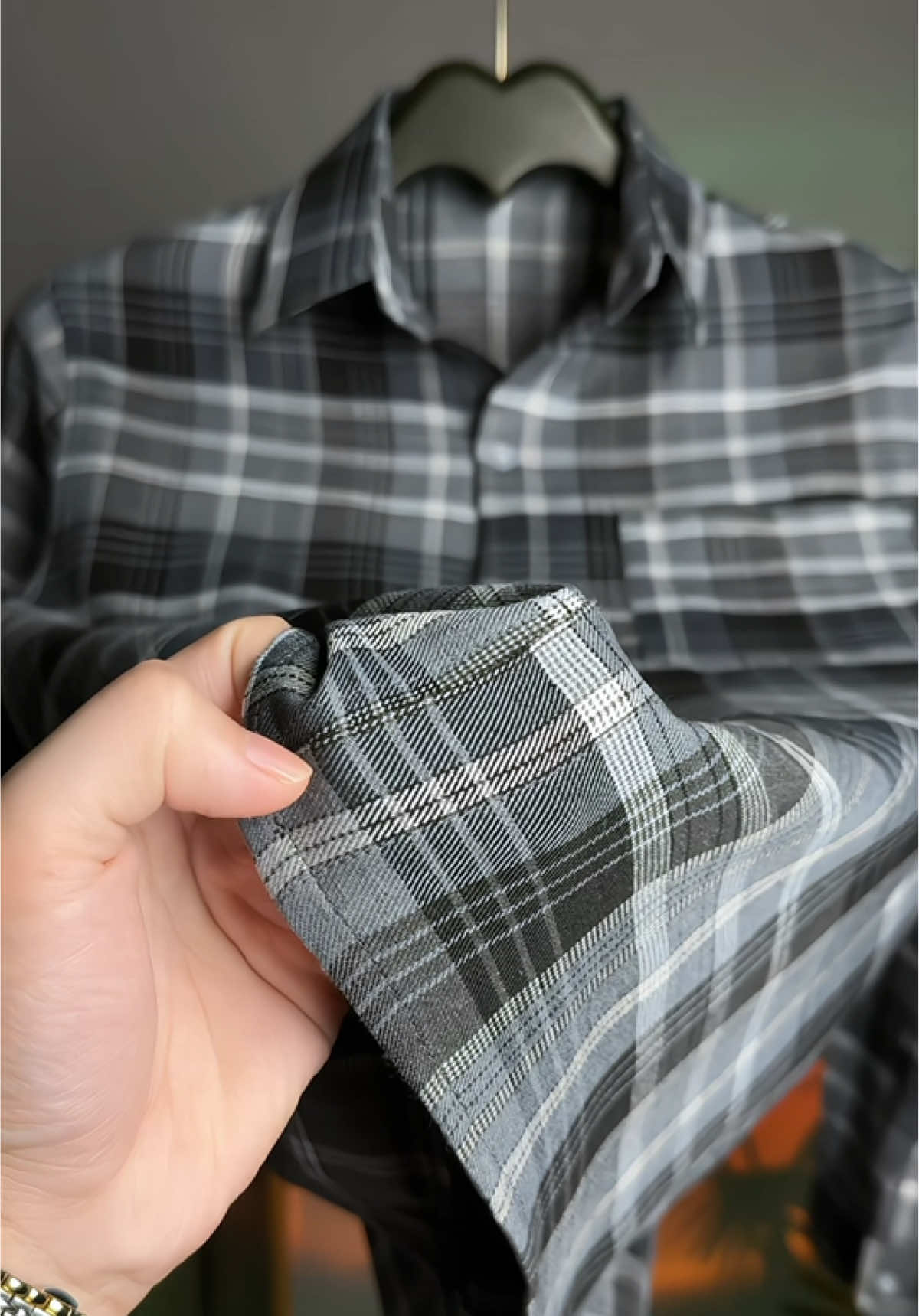 ( Giá Mở Bán ) Áo Sơ Mi Kẻ Caro Flannel Nam Nữ Dài Tay Mix Túi Ngực Phong Cách #aosomi #aosominam #thoitrangnam #viralvideo #xuhướng 