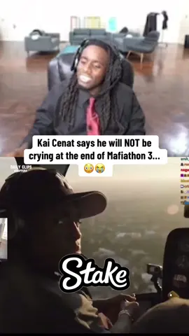 Kai Cenat says he will NOT be crying at the end of Mafiathon 3…😳😭                   | Daily Clips | #kaicenat #fyp #amp #kai #mafiathon3 