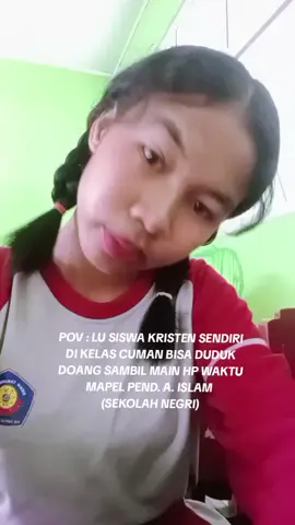 sekolah negri dan lo satu satunya siswa kristen di kelas. #kristen #toleransi #fyp 