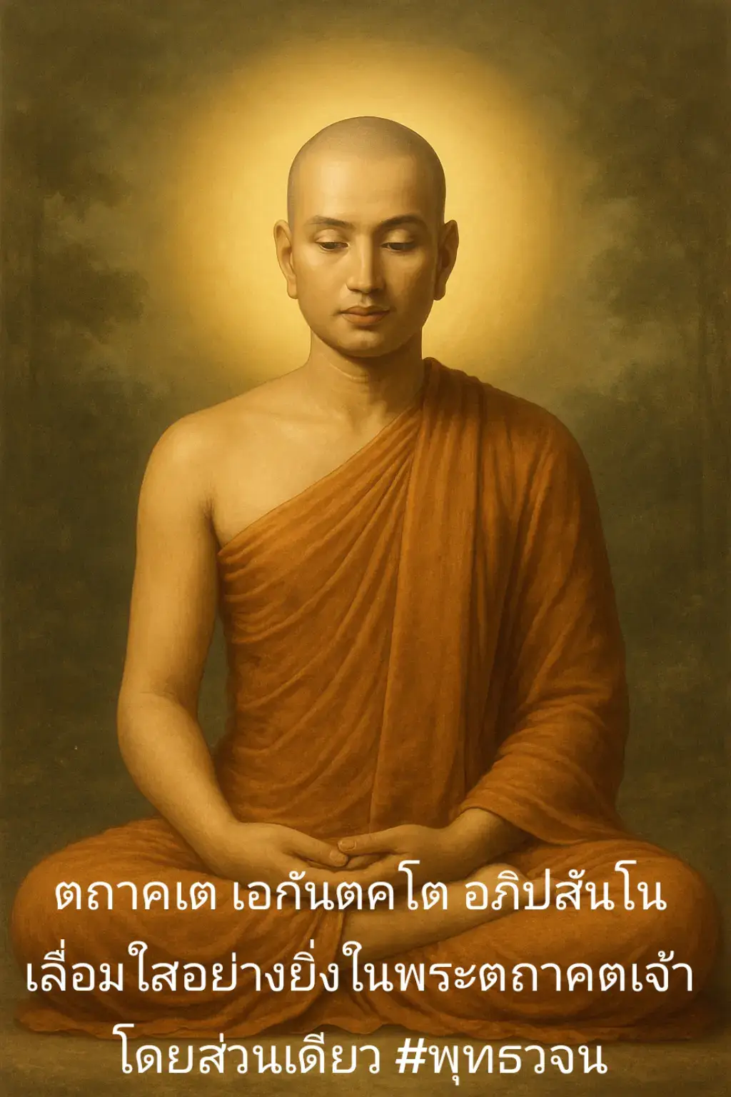 ตถาคเต เอกันตคโต อภิปสันโน เลื่อมใสอย่างยิ่งในพระตถาคตเจ้าโดยส่วนเดียว #พุทธวจน 