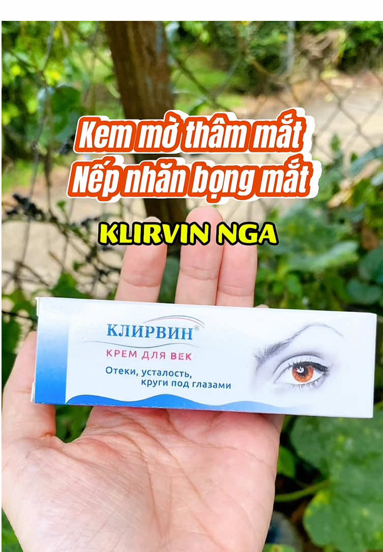 Kem mờ thâm mắt mờ nếp nhăn bọng mắt Klirvin Nga #kemthammat #kemtrithammat #kemtrithammatnga #thammatlaunam #thammat 