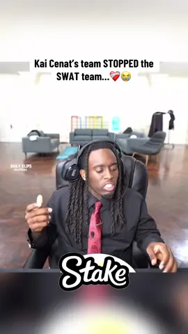 Kai Cenat’s team STOPPED the SWAT team…❤️‍🩹😭                   | Daily Clips | #kaicenat #fyp #amp #kai #mafiathon3 