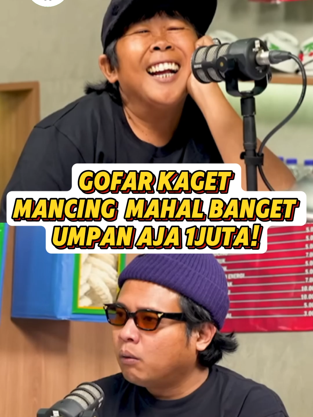 GOFAR KAGET MANCING MAHAL BANGET UMPAN AJA 1 JUTA! Tonton selengkapnya di YT HAS Creative - PWK. Bersama Gofar Hilman dan Adul. #klip #podcast #lucu #ngakak #ketawa #kocak #ketawaitusehat #PodcastWarungKopi #PWK #adul #adulgemilang #adulgemilangfishing
