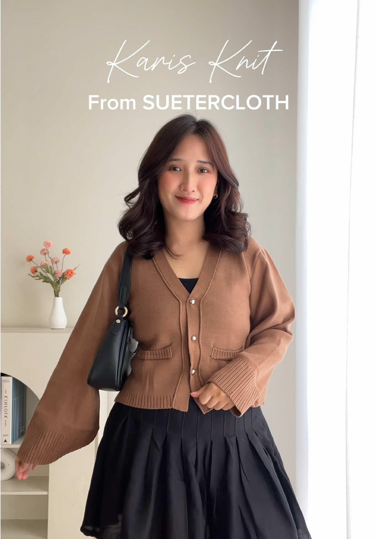 Knitnya halussss banget no gatal gatal!!! bakal jadi brand Favorite aku nih #suetercloth #knit #cardi 