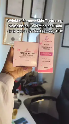 Wrinkle and Dark circle reduce retnol set 🥰🐱#customerreview #Goviral #kerataintreatment #fyp❤️🥰 #vitaminc #trendingvideoviral ##trendingvideoviral #zuwacosmetics #oilyskincare #retinol 