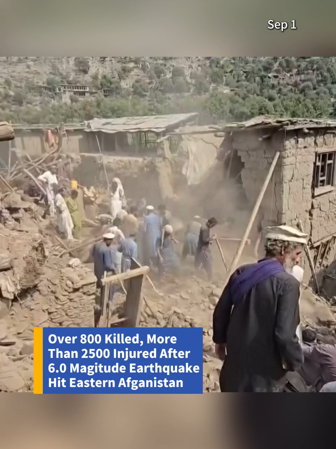A 6.0 magnitude earthquake in northeastern Afghanistan has killed at least 800 people and injured 2,500. Rescue efforts are underway with difficulty.😔 #afghanistan #earthquake #rescue #emergency #fyp