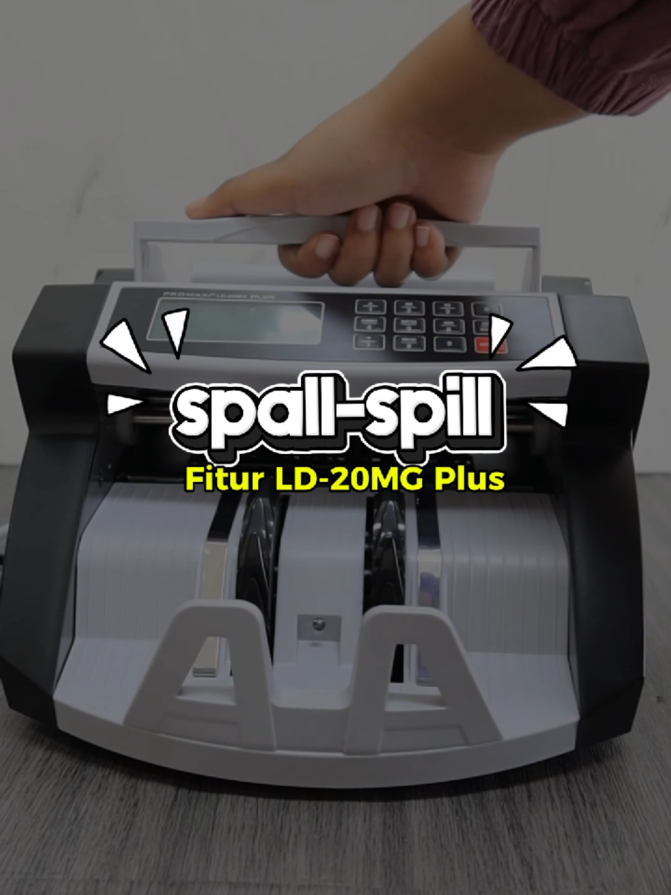 Jangan di skip!!! SPALL SPILL FULL FITUR LD20MG Plus✨️ Fitur lengkap, jadi lebih mantap📌🤫 #fyp #viral #mesinpenghitunguang #moneycounter #penghitunguang 