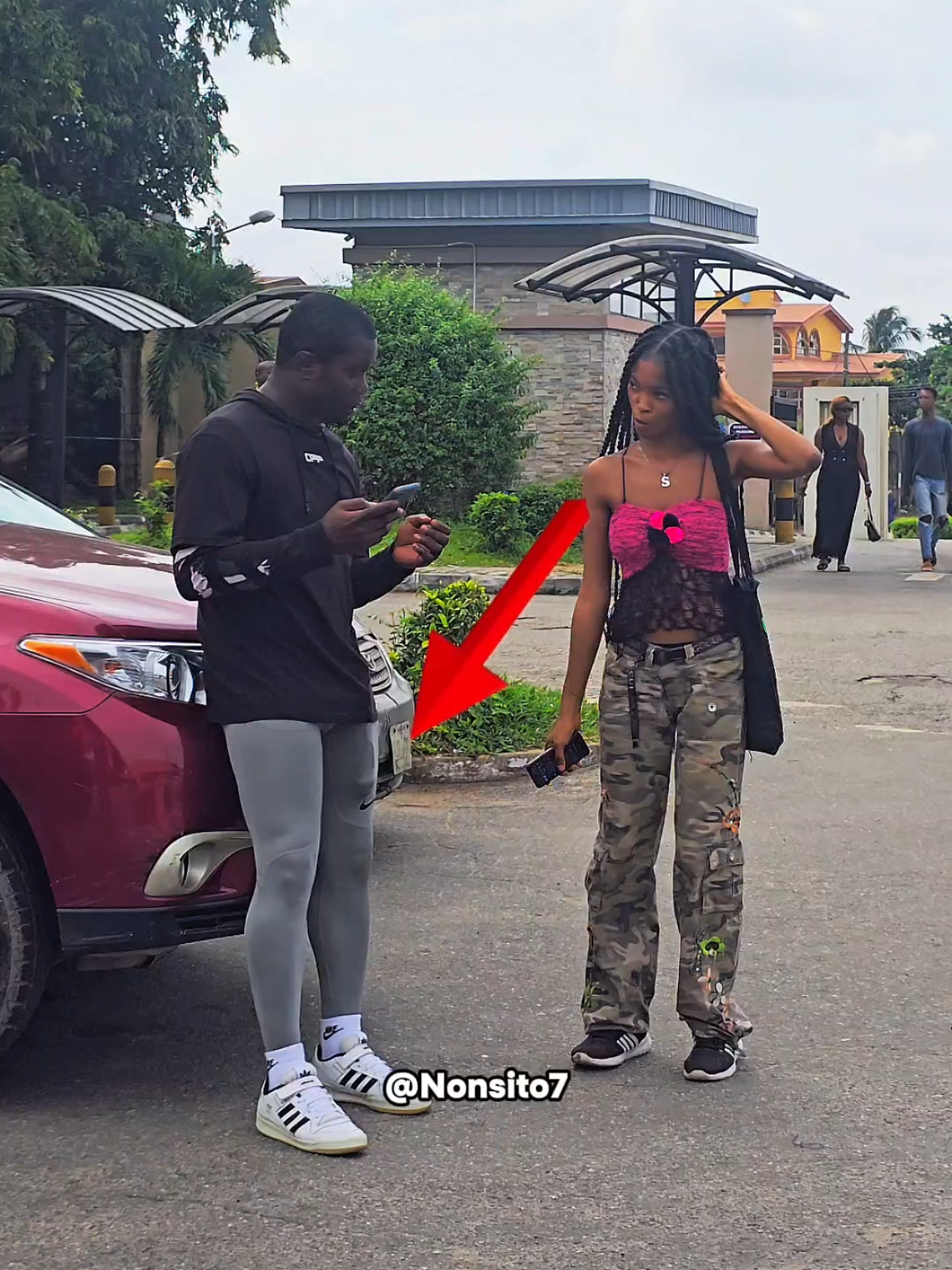 Nigerian girls no get small one oh. Watch this 😲  . #funnytiktok #funnyvideos😂 #nonsito7 